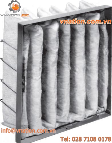 air filter cartridge / fine / fiberglass / pleated