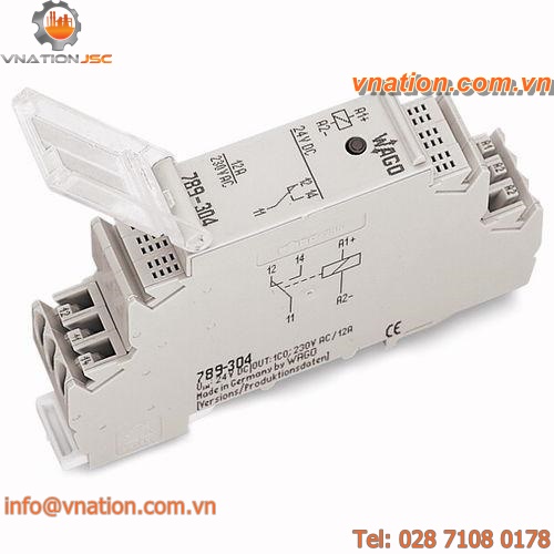switching relay module / DIN rail / compact