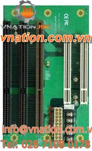 PCI backplane / ISA / 1-5 slots / half-size