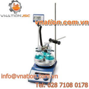 agitating heating block / laboratory test tube / with thermostat / compact