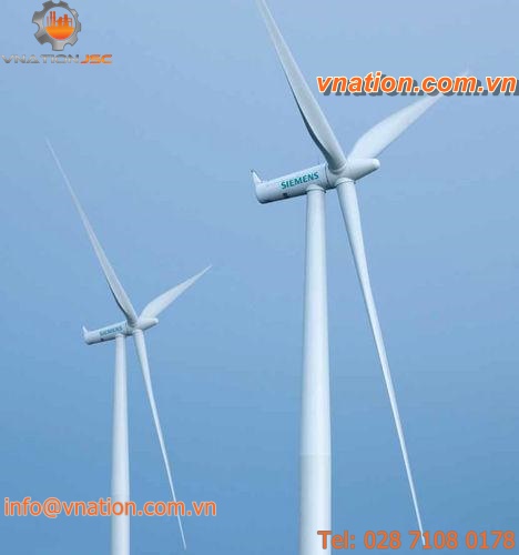 moderate wind wind turbine / for light winds / variable-speed