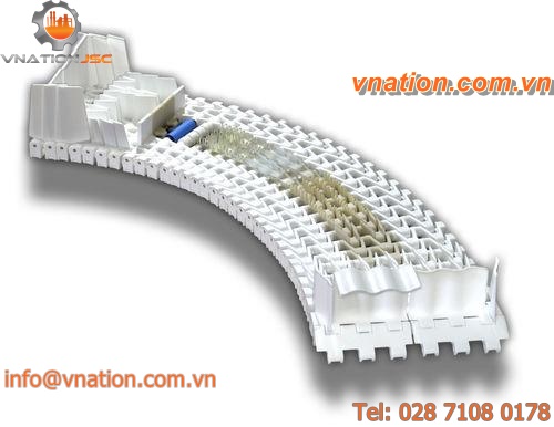 flexible conveyor belt / modular