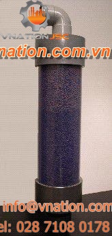 gas filter / activated carbon / continuous-flow / horizontal