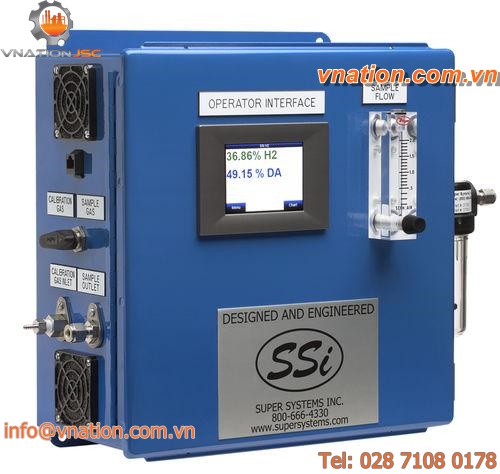 gas analyzer / hydrogen / portable / continuous