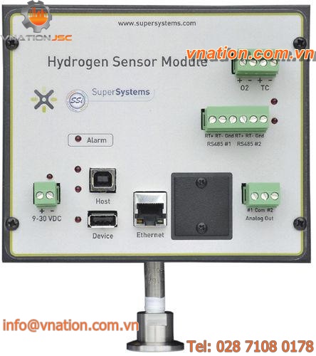 gas analyzer / oxygen / hydrogen / concentration