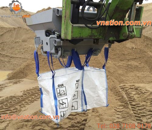 big bag filling bucket