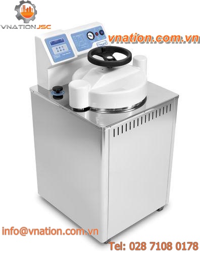 laboratory autoclave / automatic / top-loading / vertical