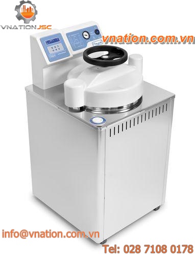 laboratory autoclave / automatic / with drying / vertical