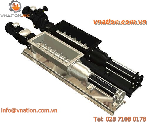 slurry pump / for food products / electric / progressive cavity