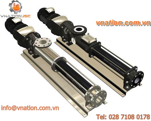 wastewater pump / electric / progressive cavity / for water treatment