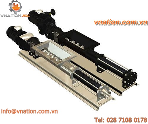 wastewater pump / electric / progressive cavity / for viscous fluids