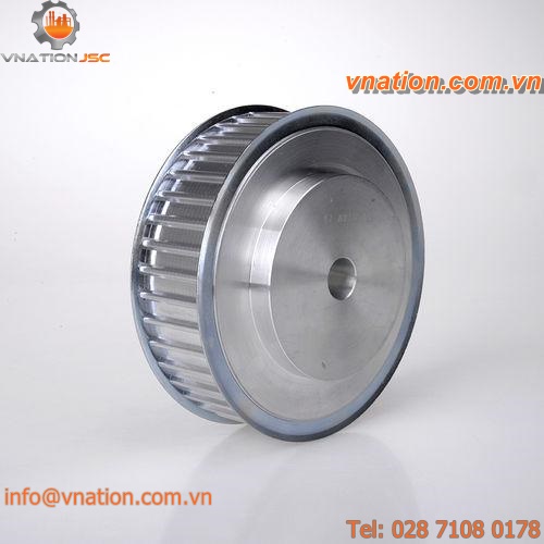 toothed pulley / timing / stainless steel / aluminium