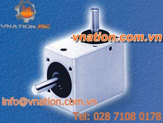 bevel gear reducer / orthogonal / for shafts