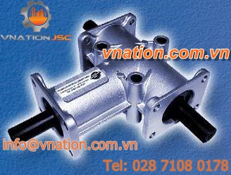 bevel gear reducer / orthogonal / universal / for shafts
