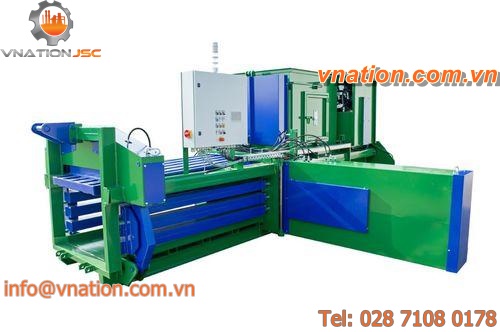 horizontal baling press / channel / for paper / cardboard box