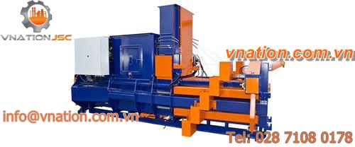 vertical baling press / channel / for paper / cardboard box
