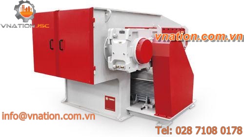 single-shaft shredder / for electronics waste