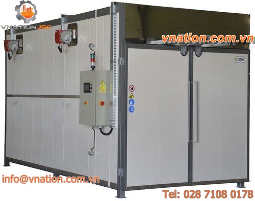 electric oven / heat treatment / cabinet / truck-in