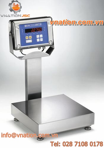 platform scales / with LED display / stainless steel / IP68