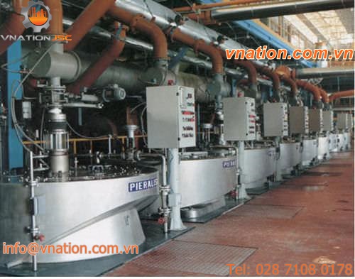 process centrifuge / vertical / continuous / for the sugar industry