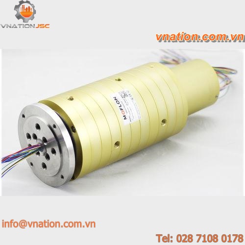 5-passage rotary union / hydraulic / pneumatic / shaft-mounted