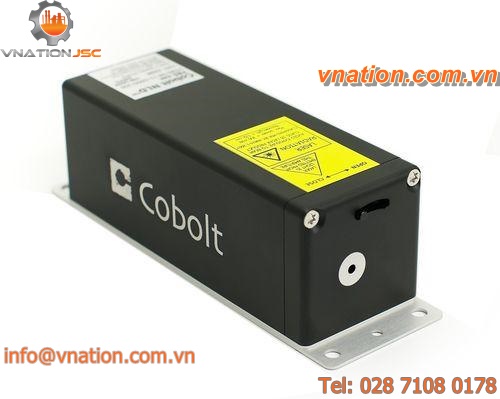 continuous wave laser / solid-state / yellow / for integration