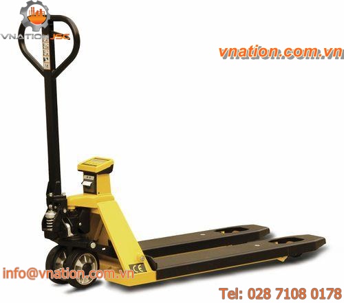 hand pallet truck / scale / with printer