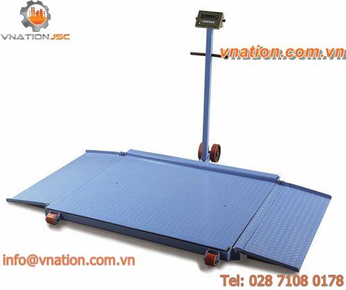 floor scales / digital / stainless steel