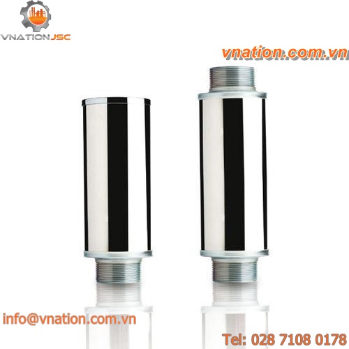 exhaust silencer / for valves / tubular