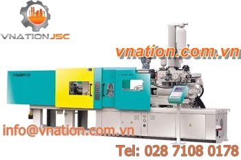 horizontal injection molding machine / hydraulic / for magnesium alloys / fast-cycling