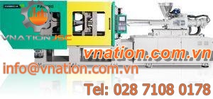 horizontal injection molding machine / hydraulic / for PP / for PE