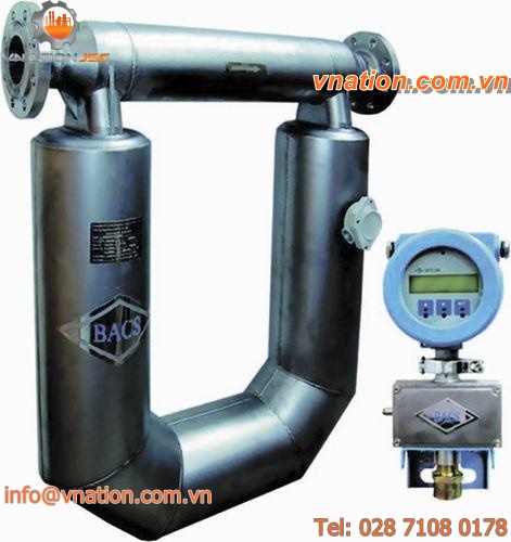 mass flow meter / Coriolis / for oil / in-line