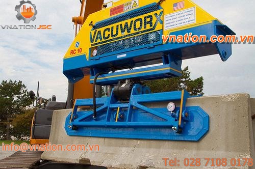 high-capacity vacuum lifting device / for concrete slabs / vertical