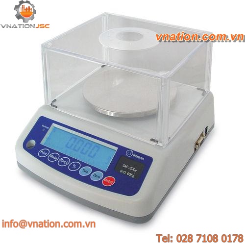 precision scales / with LCD display / stainless steel pan / industrial
