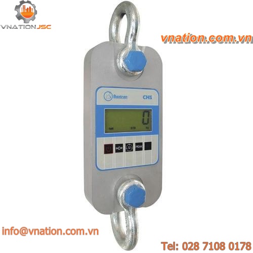 crane scale with LCD display / with remote readout / for the metallurgical industry