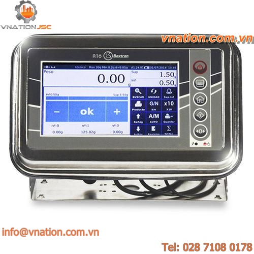digital weight indicator / IP65 / portable / stainless steel