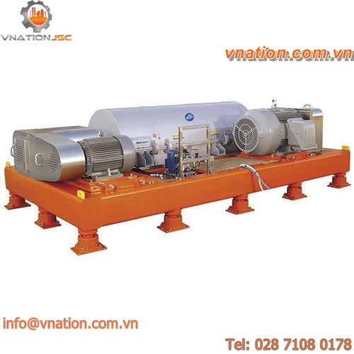 centrifugal decanter / horizontal / dehydration / high-volume