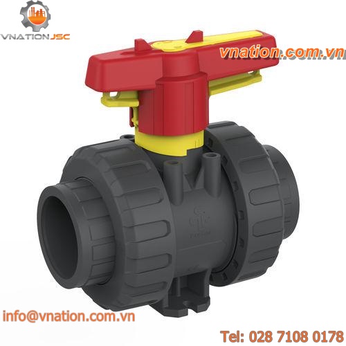 ball valve / manual / modular / PVC