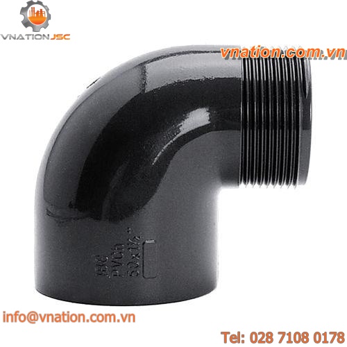 threaded fitting / 90? angle / PVC