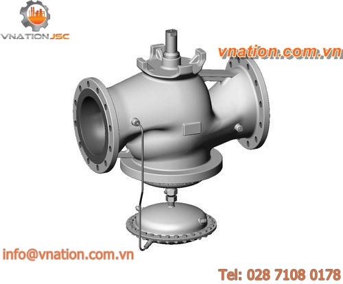 diaphragm valve / flow-control / pressure-control / temperature control