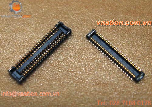 board-to-board connector / rectangular / SMT / micro-miniature