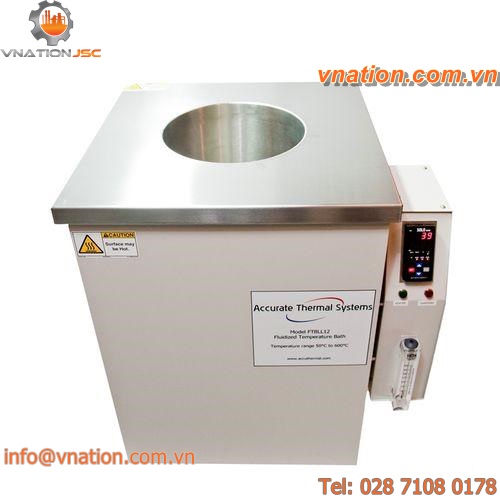 temperature calibration thermostatic bath / for heat treatment / fluidized bed / laboratory