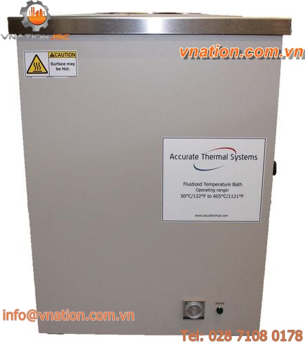 fluidized bed thermostatic bath / for plastic molding tool cleaning