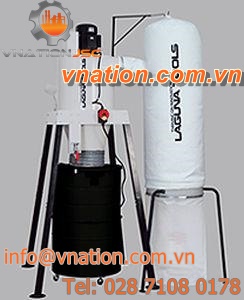 cyclone dust collector / pulse-jet backflow / for wood dust