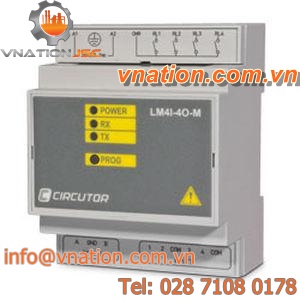 instrument transformer / current / DIN rail mount / for energy meters
