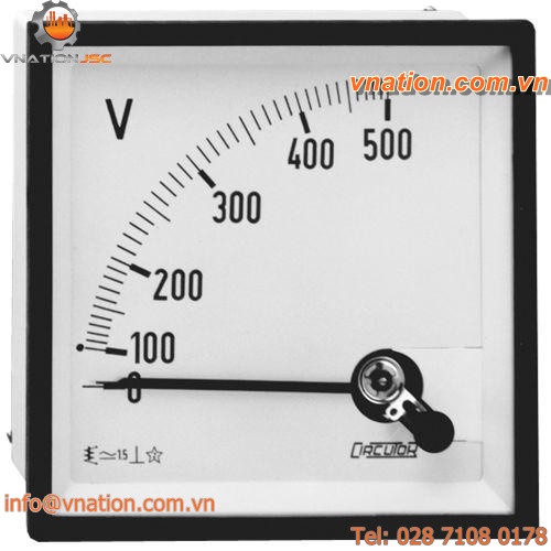 analog voltmeter / stationary / AC