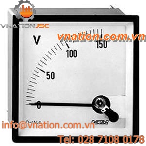 analog voltmeter / stationary / DC