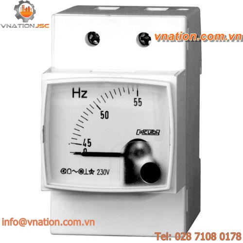frequency counter / analog / DIN rail
