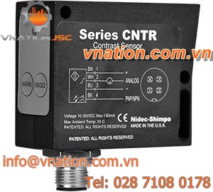 rectangular contrast sensor / plastic