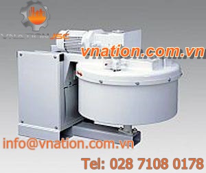 pan mixer / static / high-speed / stainless steel